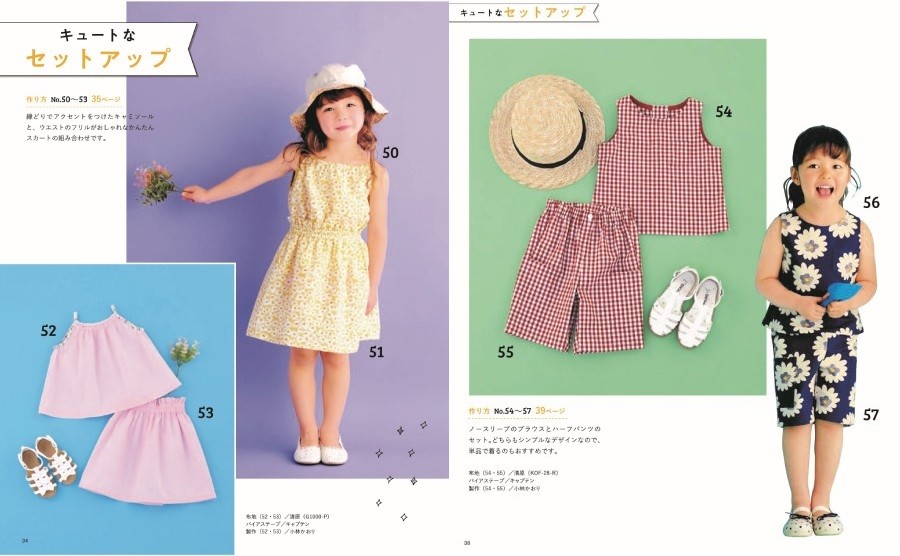 清原株式会社 :: ブティック社「いっぱい作りたい女の子の夏服」に掲載されました