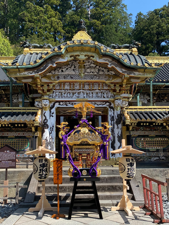 日光東照宮分霊三日月神輿